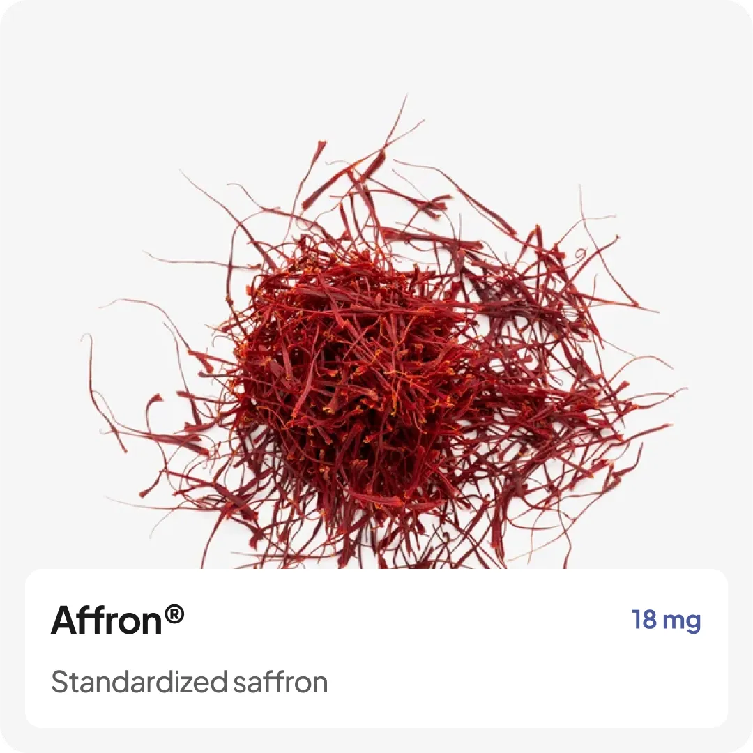 Saffron Adds Support for Mood and Sleep Quality.